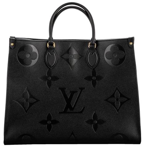 louis vuitton black tote bag.